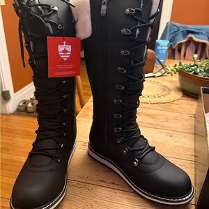 Royal Canadian Dalhousie Black Boots